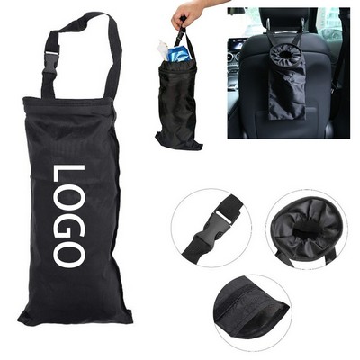 Travelling Reusable Seat Back Hanging Car Trash Bag
