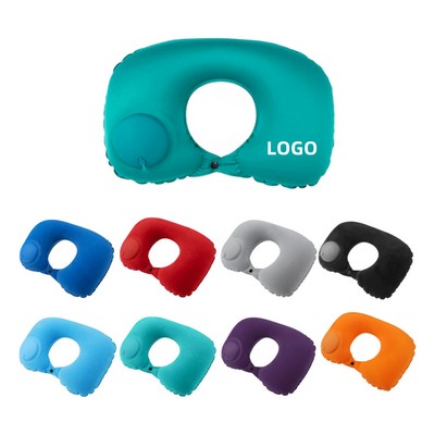 U-Shaped Inflatable Neck Pillow