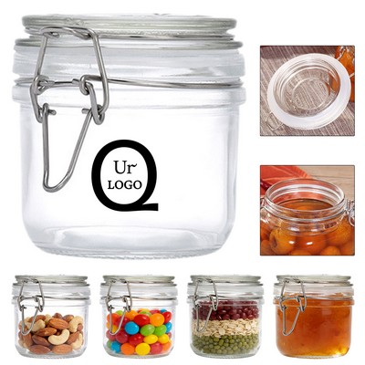 Food-Safe Mini Glass Jar for Spices and Snacks