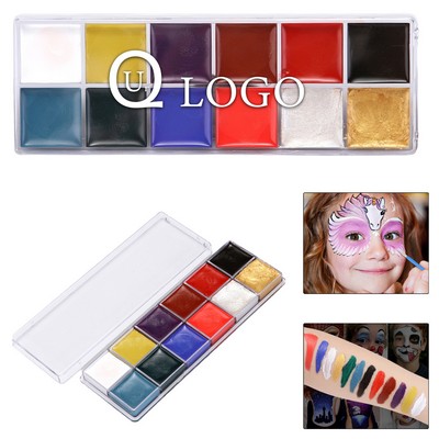 12-Color Eco-Friendly Face Paint