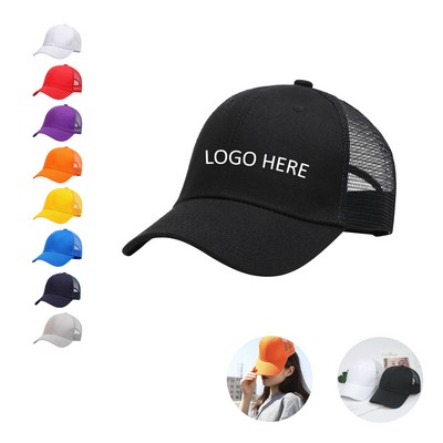 6-Panel Breathable Mesh Baseball Cap