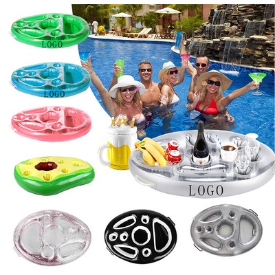 PVC Inflatable Floating Drink Holder Tray