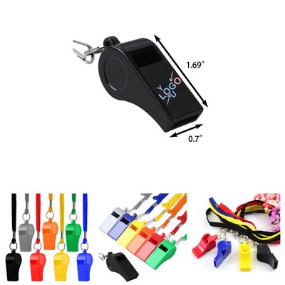 Lanyard Attached Whistle