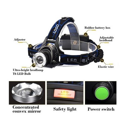 Bright Light Head-mounted Torch