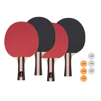 Escalade Sports Stiga - Performance 4-Player Table Tennis Racket Set