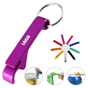 Aluminum Bottle Opener Keychain