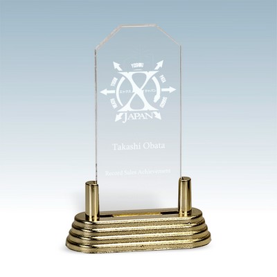 Clipped Pop-In Acrylic Award