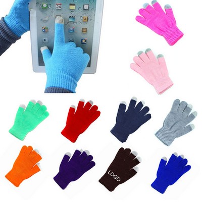 Touchscreen Acrylic Knit Magic Gloves