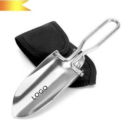 Compact Stainless Steel Camping Garden Picnic Foldable Shovel
