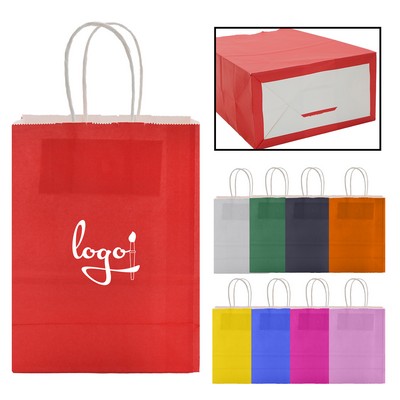 Coloured Kraft Paper Tote Bags