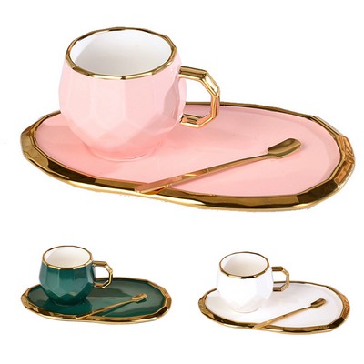 European Style Tea Cups And Saucers