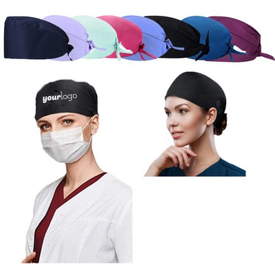Cotton Solid Color Nurse Surgical Cap