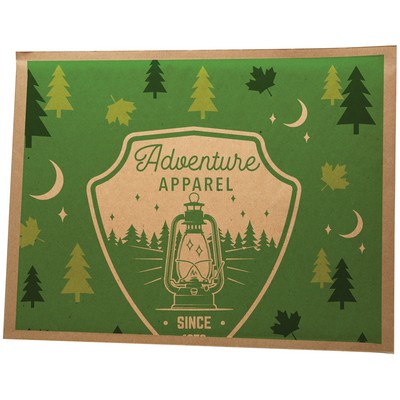 Full Color Natural Brown Paper Bubble Mailer (14.25" X 18.75")