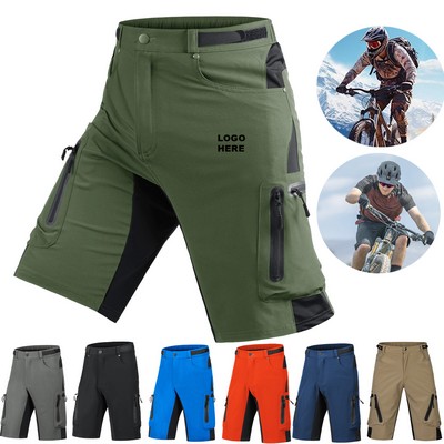 Custom Athletic Outdoor Men's Breathable Quick Dry Mountain Bike Shorts
