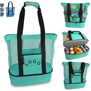 Mesh Tote Bag With Cooler