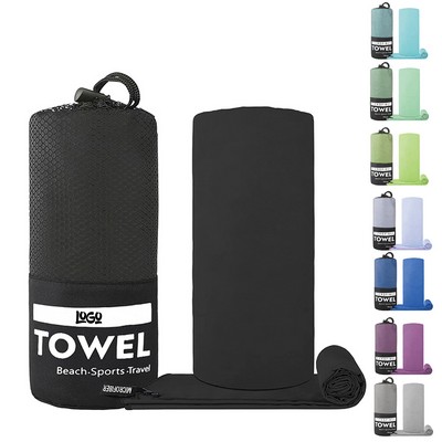 Dual-Sided Microfiber Sports Towel Quick Dry & Portable