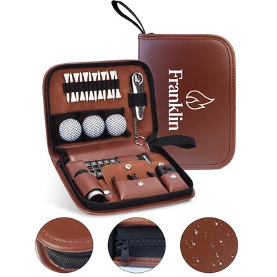 MOQ20 Golf Accessory PU Leather Case