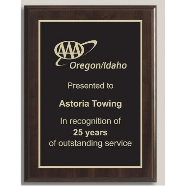 Brass Plaque (8" x 10")