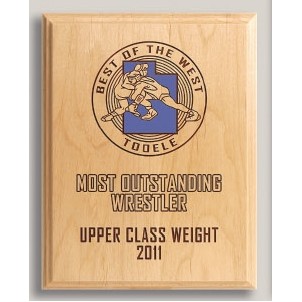 Red Alder Wood Plaque (5" x 7")