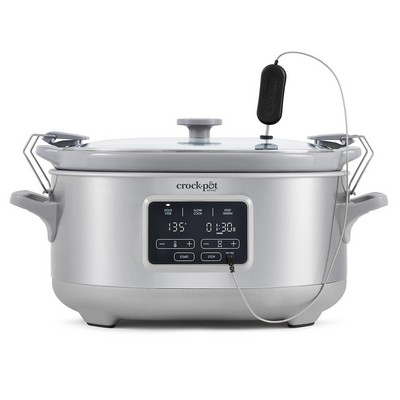 Crock-Pot 7QT Slow Cooker + SousVide - Stainless Steel