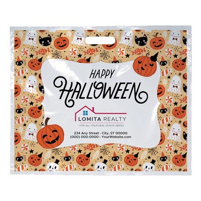 Halloween Scatter Design 3 Plastic Bag (18" x 15")