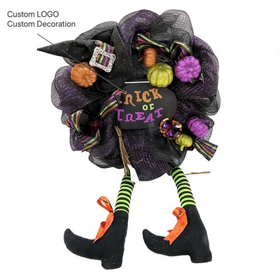 Halloween Haunted House Skeleton and Spider Decor