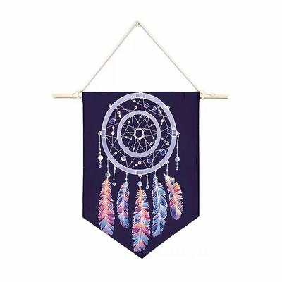 Camping Flag Hanging Wall Canvas Banner