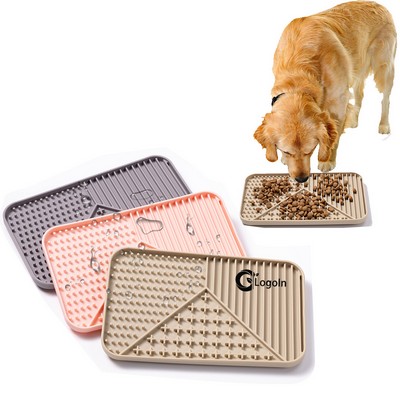 Slicone Lick Mat Bowl for Dogs with Suction Cups