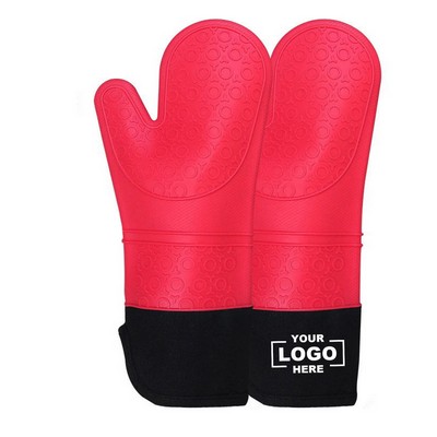 Heat Protection Silicone Oven Mitts