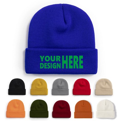 Cuffed Knitted Beanie