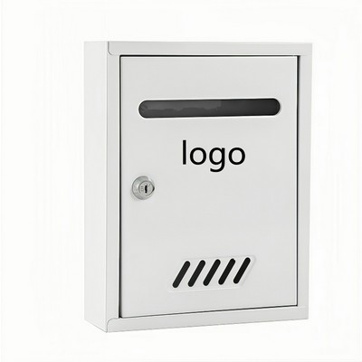 Weatherproof Outdoor Mailbox with Lock and Wall Mounting Kit – Includes 2 Keys