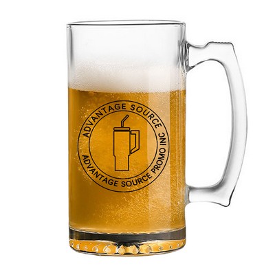 27 Oz. Large Glass Beer Mug W/ Handle