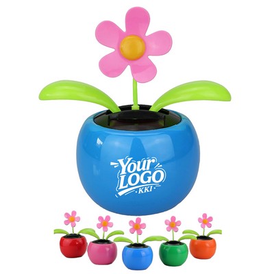 Solar-Powered Swing Sunflower Ornament