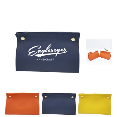 PU Leather Tissue Bag