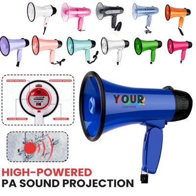 5.4'' x 8.6'' Portable Megaphone Bullhorn