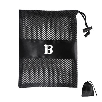 Polyester Drawstring Mesh Pouch