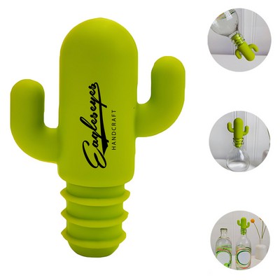 Silicone Cactus Wine Stopper