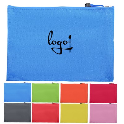 A4 Waterproof Zipper Document Pouch