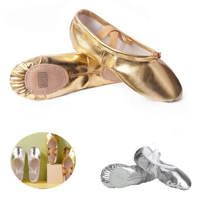 PU Leather Ballet Slippers