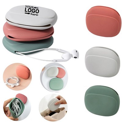 Earphone Silicone Storage Bag
