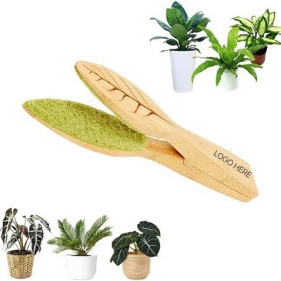 Leaf Cleaning Tongs Portable Handheld Leaf Brush Creative Bonsai Leaf Cleaner