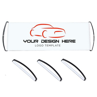 Full Color Retractable Handheld Scroll Banner