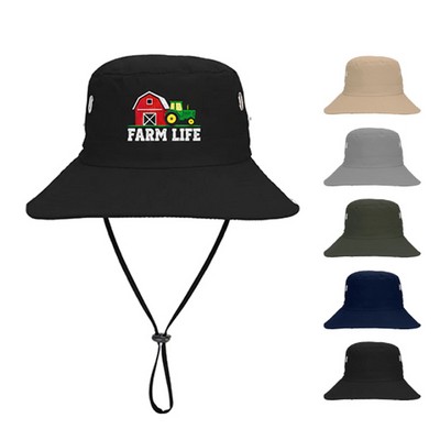 Waterproof Wide Brim Cowboy Sun Bucket Hat