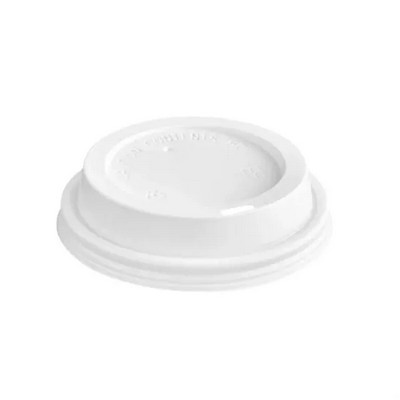 White Paper Cup Travel Lid