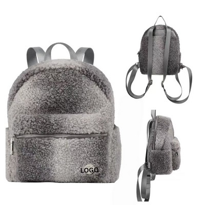 Lamb Fur Backpack