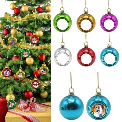 Plastic Hanging Christmas Tree Ball