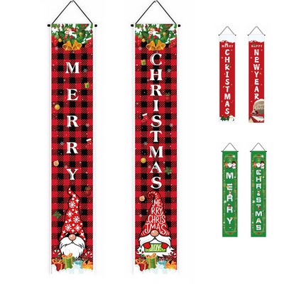 Custom Christmas Decorative Hanging Flags
