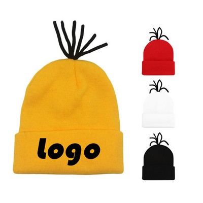 Acrylic Cuffed Knit Beanies for Adults