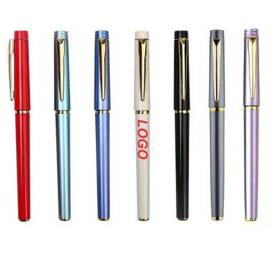 Black Ink 0.5 MM ABS Ballpoint Pen with Metal Clip