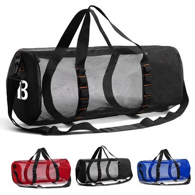 Large Breathable Mesh Beach Tote Bag